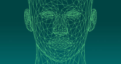 low poly female head wireframe – source : GDJ / openclipart