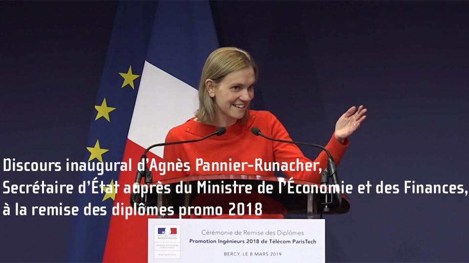 Discours inaugural d’Agnès Pannier-Runacher à la remise des diplômes promo 2018