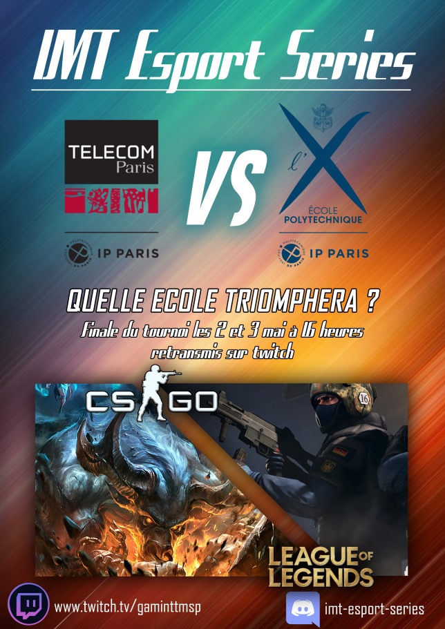 Finale IMT E-Sport : Télécom Paris vs. X