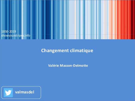Changement climatique, par Valérie Masson-Delmotte