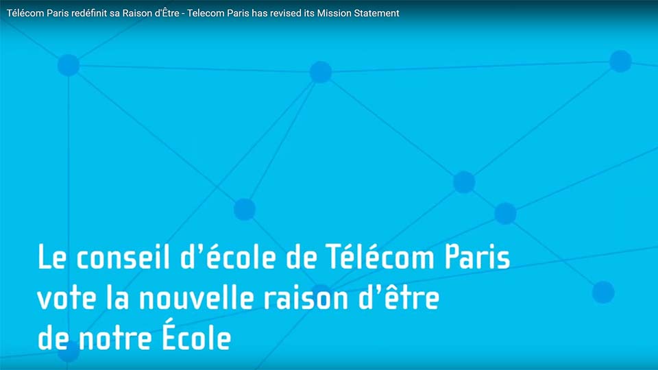 Télécom Paris redéfinit sa raison d'être