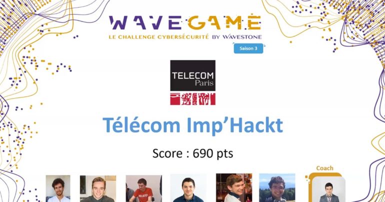 WaveGame Télécom Imp'Hackt vainqueur