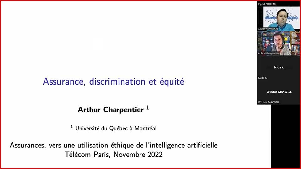 [AI Ethics] Arthur Charpentier (séminaire Assurances IA éthique)