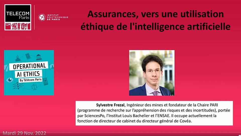 [AI Ethics] Sylvestre Frézal (séminaire Assurances IA éthique)