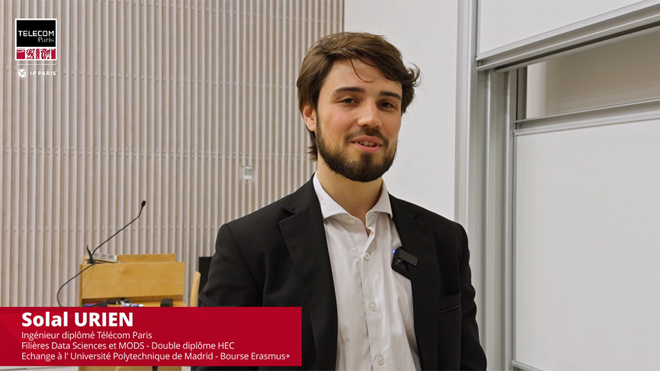 Témoignage | Mobilité Univ. Polytechnique de Madrid (UPM) – Solal Urien, Télécom Paris x HEC Paris (vidéo)